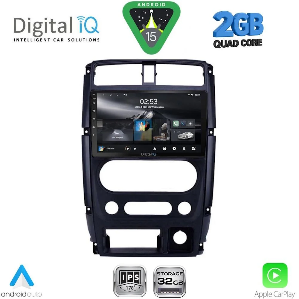 Φωτογραφία προϊόντος: DIGITAL IQ RSD 1678_CPA (9inc) MULTIMEDIA TABLET for SUZUKI JIMNY mod. 2007-2017