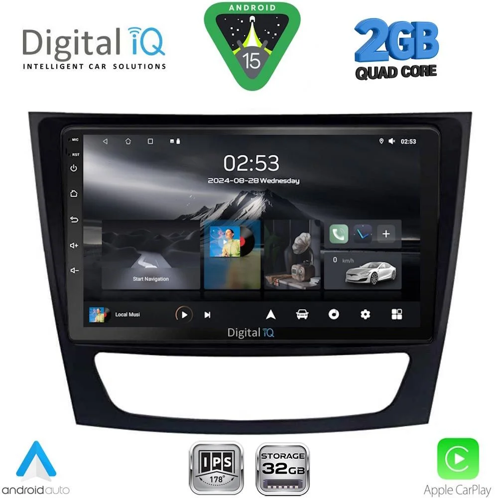 Φωτογραφία προϊόντος: DIGITAL IQ RSD 1408_CPA (9inc) MULTIMEDIA TABLET for MERCEDES E (W211) – CLS (W219) mod. 2003-2009