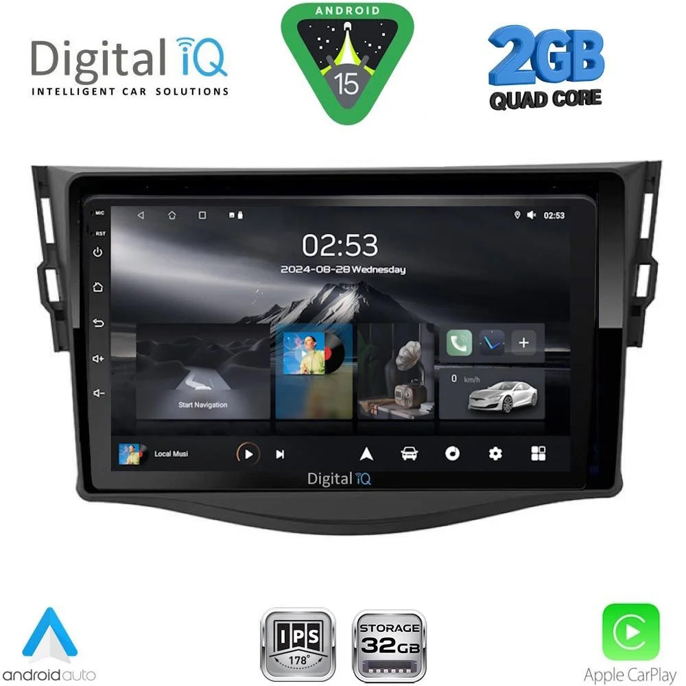 Φωτογραφία προϊόντος: DIGITAL IQ RSD 1731_CPA (9inc) MULTIMEDIA TABLET for TOYOTA RAV 4 mod. 2006-2012