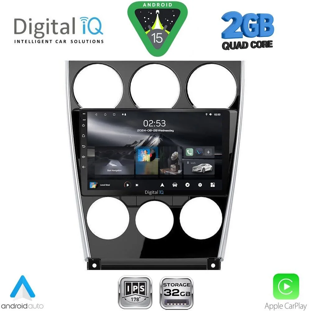 Φωτογραφία προϊόντος: DIGITAL IQ RSD 1375_CPA (9inc) MULTIMEDIA TABLET for MAZDA 6 (FACELIFT) mod. 2005-2008