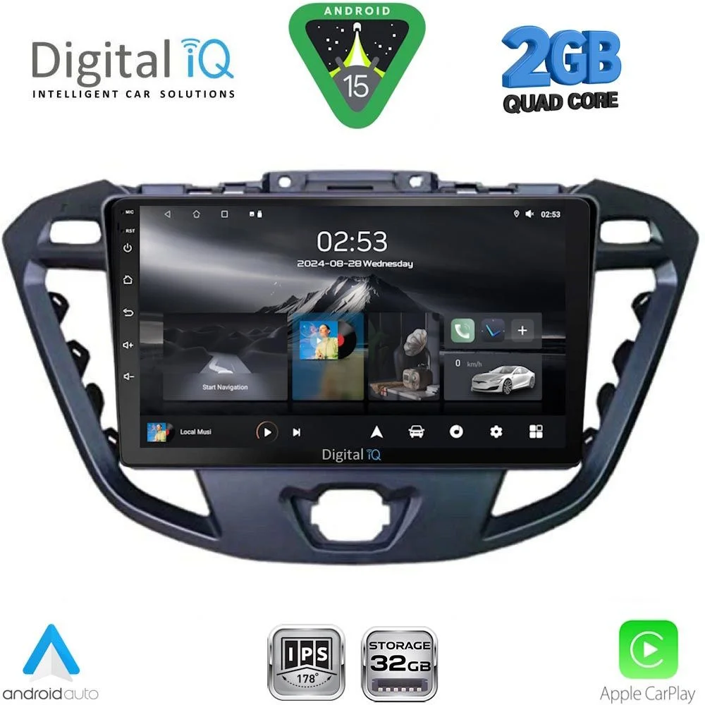 Φωτογραφία προϊόντος: DIGITAL IQ RSD 1177_CPA (9inc) MULTIMEDIA TABLET for FORD TRANSIT CUSTOM | TOURNEO CUSTOM mod. 2013-2019