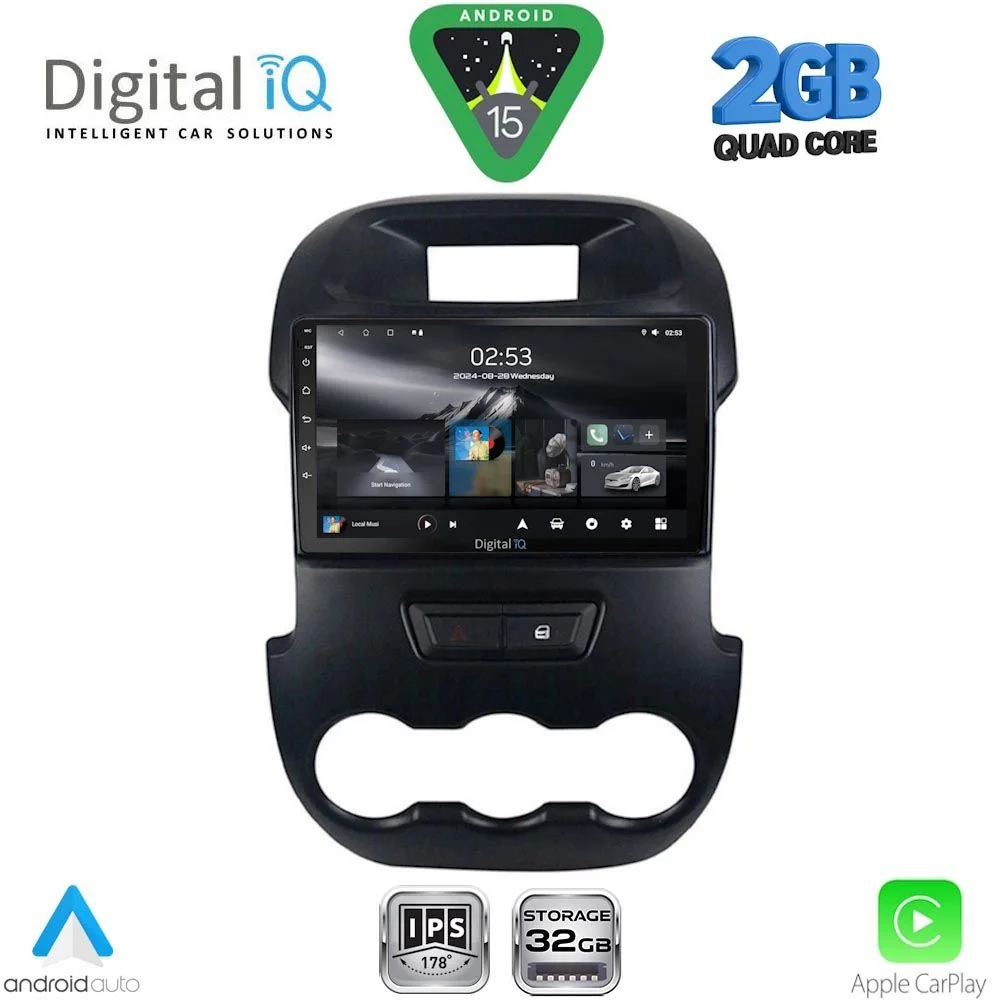 Φωτογραφία προϊόντος: DIGITAL IQ RSD 1171_CPA (9inc) MULTIMEDIA TABLET for FORD RANGER mod. 2011-2015