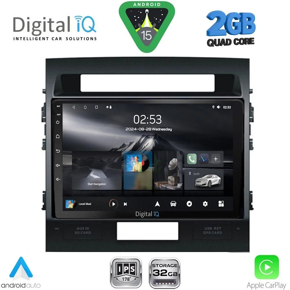 Φωτογραφία προϊόντος: DIGITAL IQ RSD 1724_CPA (9inc) MULTIMEDIA TABLET for TOYOTA LANDCRUISER mod. 2008-2015