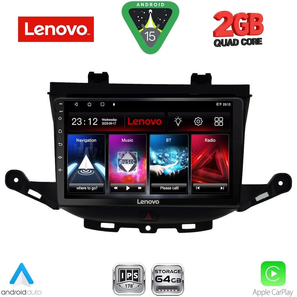 Φωτογραφία προϊόντος: LENOVO LVD 2483_CPA (9inc) MULTIMEDIA TABLET for OPEL ASTRA K mod.2015-2022