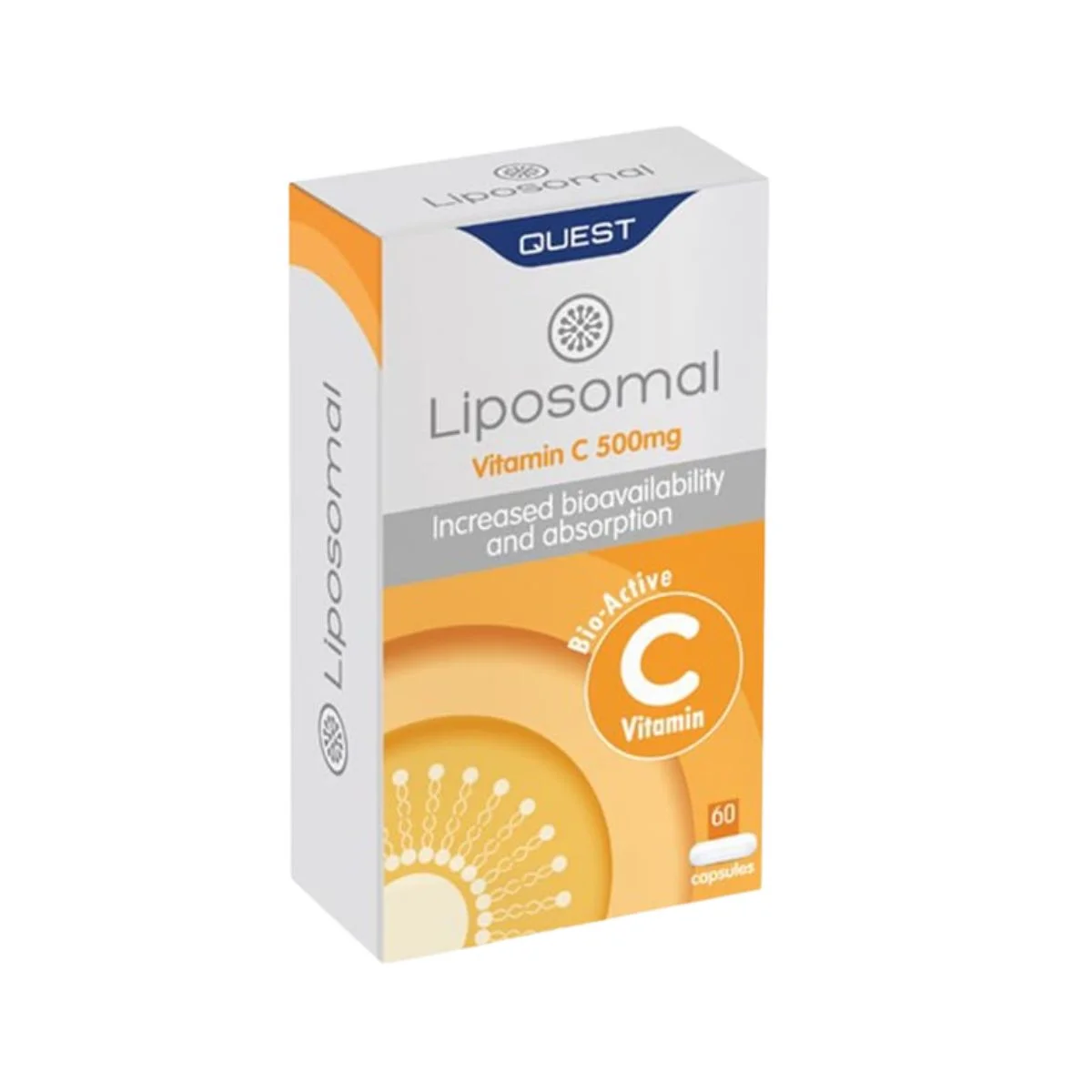 Φωτογραφία προϊόντος: Quest,Quest Liposomal Quest Liposomal Vitamin C 500mg 60caps