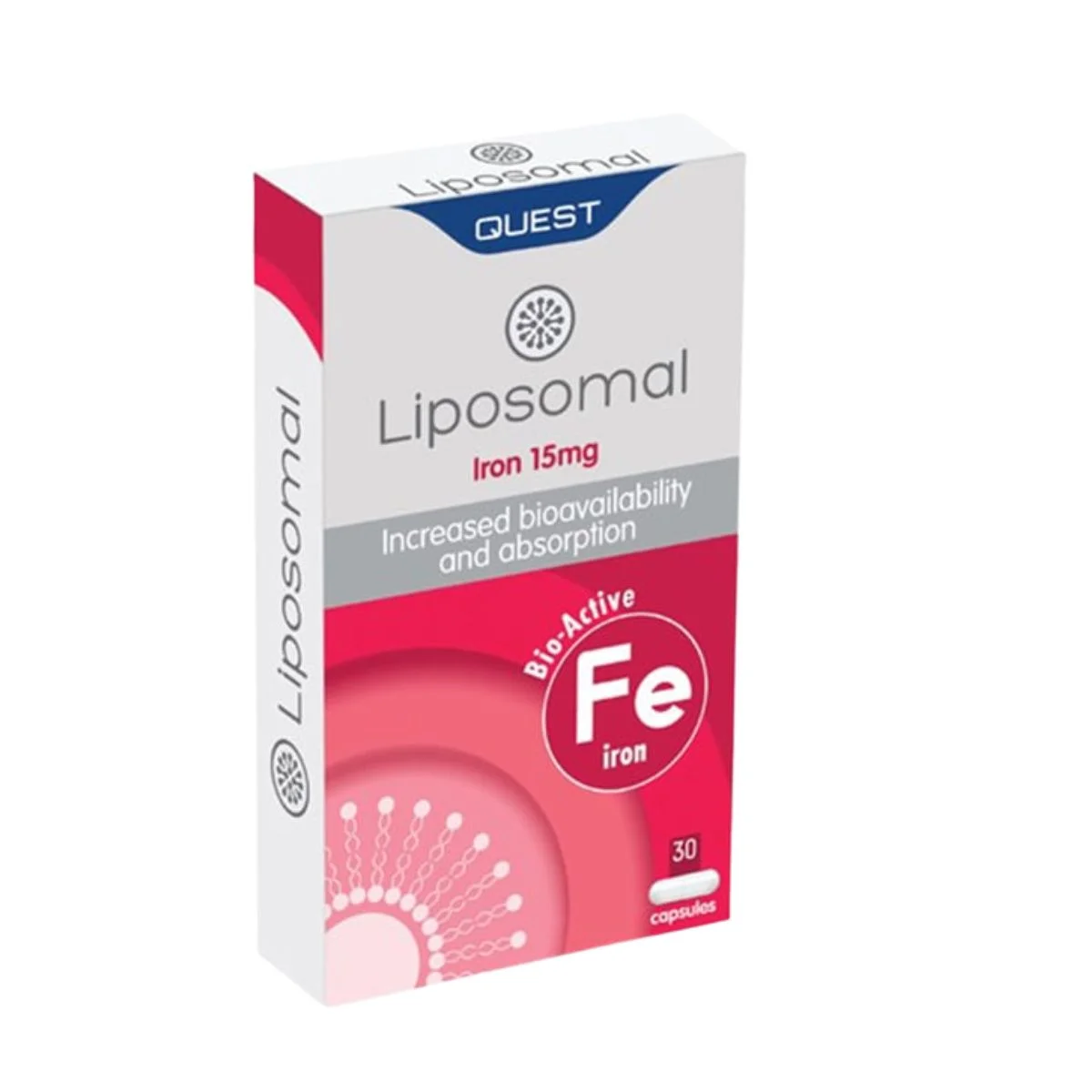 Φωτογραφία προϊόντος: Quest,Quest Liposomal Quest Liposomal Iron 15mg 30caps