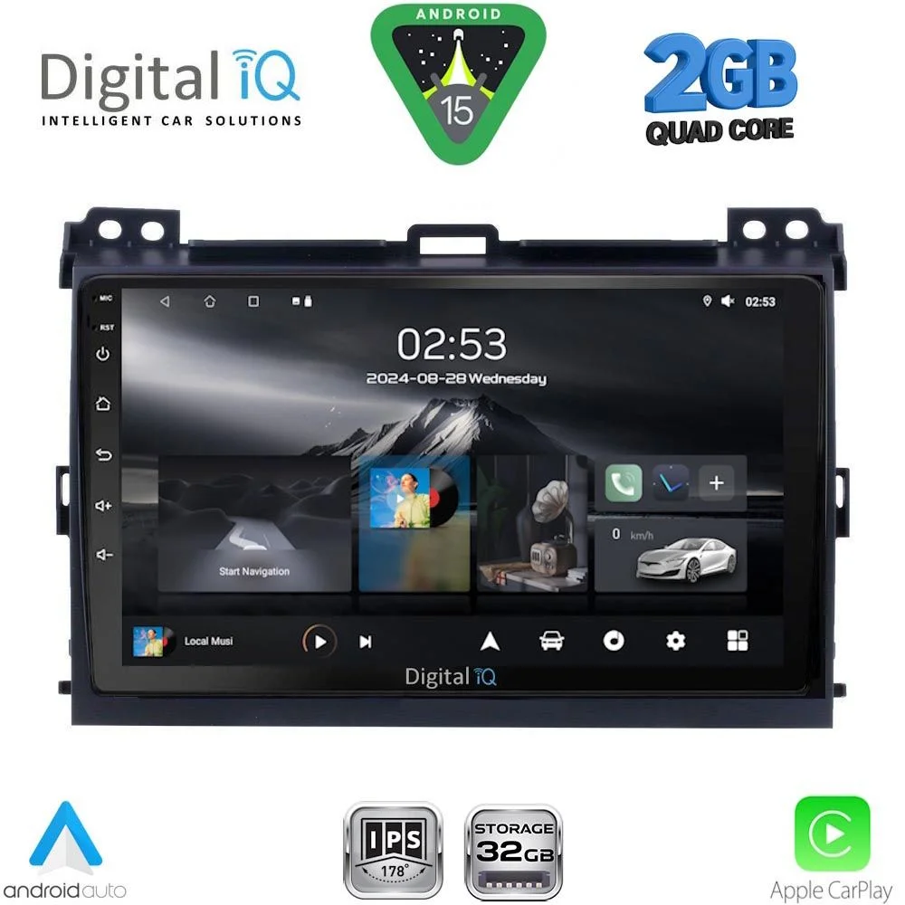 Φωτογραφία προϊόντος: DIGITAL IQ RSD 1723_CPA (9inc) MULTIMEDIA TABLET for TOYOTA LANDCRUISER mod. 2002-2008