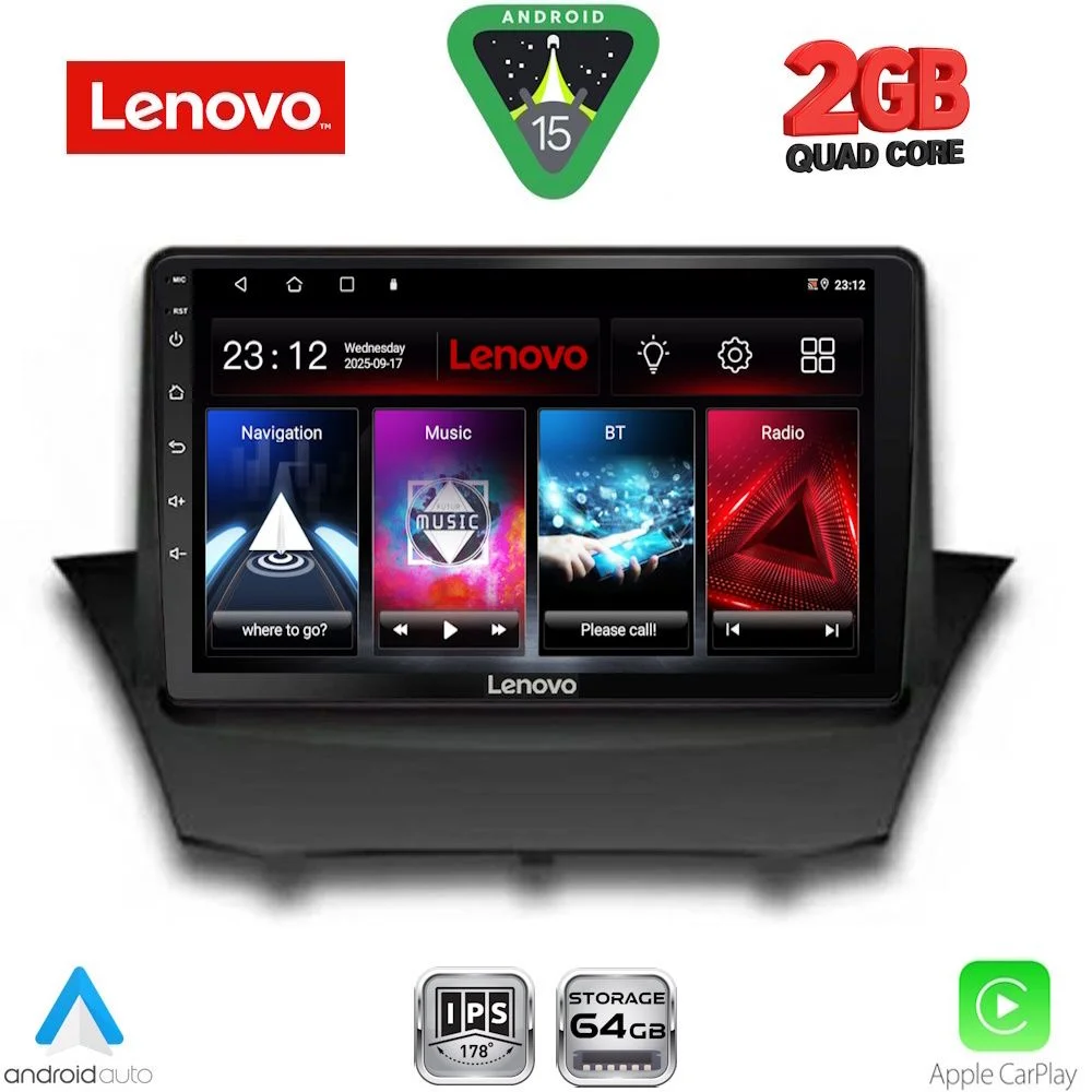 Φωτογραφία προϊόντος: LENOVO LVD 2154A_CPA (9inc) MULTIMEDIA TABLET for FORD FIESTA mod. 2008-2017
