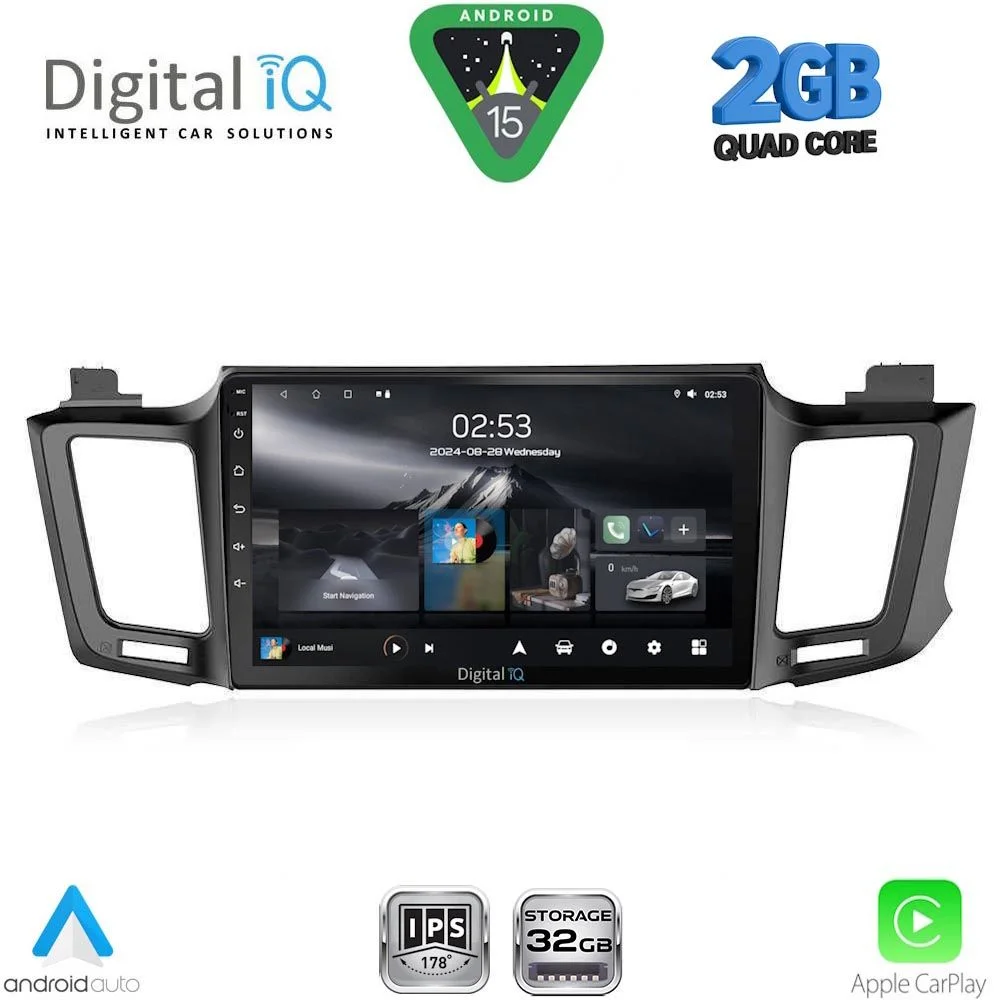 Φωτογραφία προϊόντος: DIGITAL IQ RSD 1733_CPA (10inc) MULTIMEDIA TABLET for TOYOTA RAV 4 mod. 2013-2019