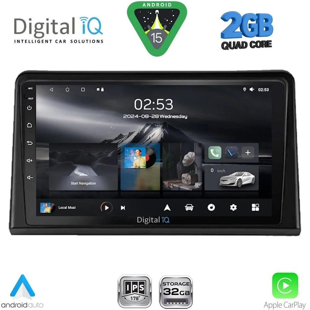 Φωτογραφία προϊόντος: DIGITAL IQ RSD 1548_CPA (9inc) MULTIMEDIA TABLET for RENAULT EXPRESS mod. 2020-2026