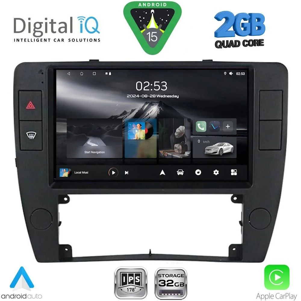 Φωτογραφία προϊόντος: DIGITAL IQ RSD 1749_CPA (9inc) MULTIMEDIA TABLET for VW PASSAT mod. 2000-2005