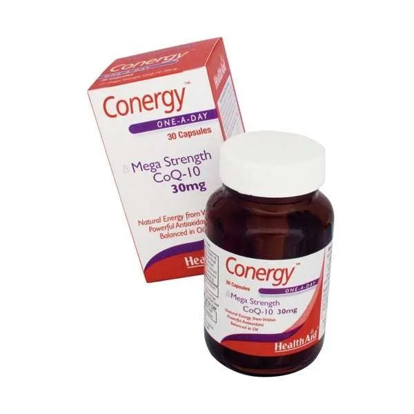 Φωτογραφία προϊόντος: HEALTH AID Conergy Q10 30mg, 30caps