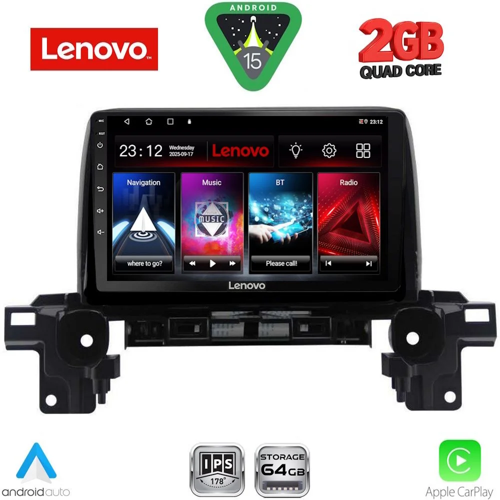 Φωτογραφία προϊόντος: LENOVO LVD 2381_CPA (9inc) MULTIMEDIA TABLET for MAZDA CX5 mod. 2017-2025