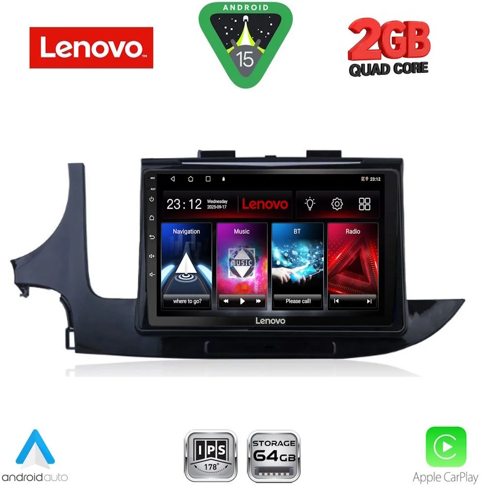 Φωτογραφία προϊόντος: LENOVO LVD 2497_CPA (9inc) MULTIMEDIA TABLET for OPEL MOKKA mod. 2016-2021