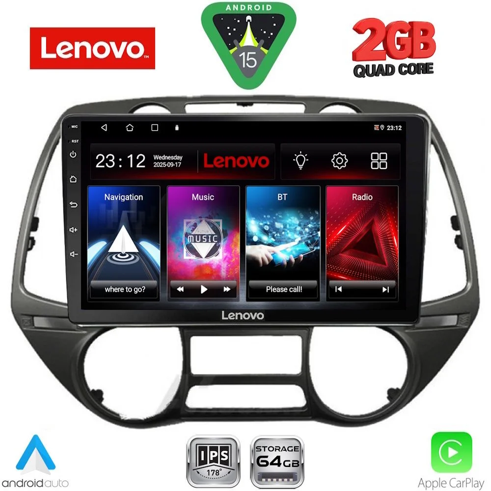 Φωτογραφία προϊόντος: LENOVO LVD 2226_CPA (9inc) MULTIMEDIA TABLET for HYUNDAI i20 mod. 2008-2014