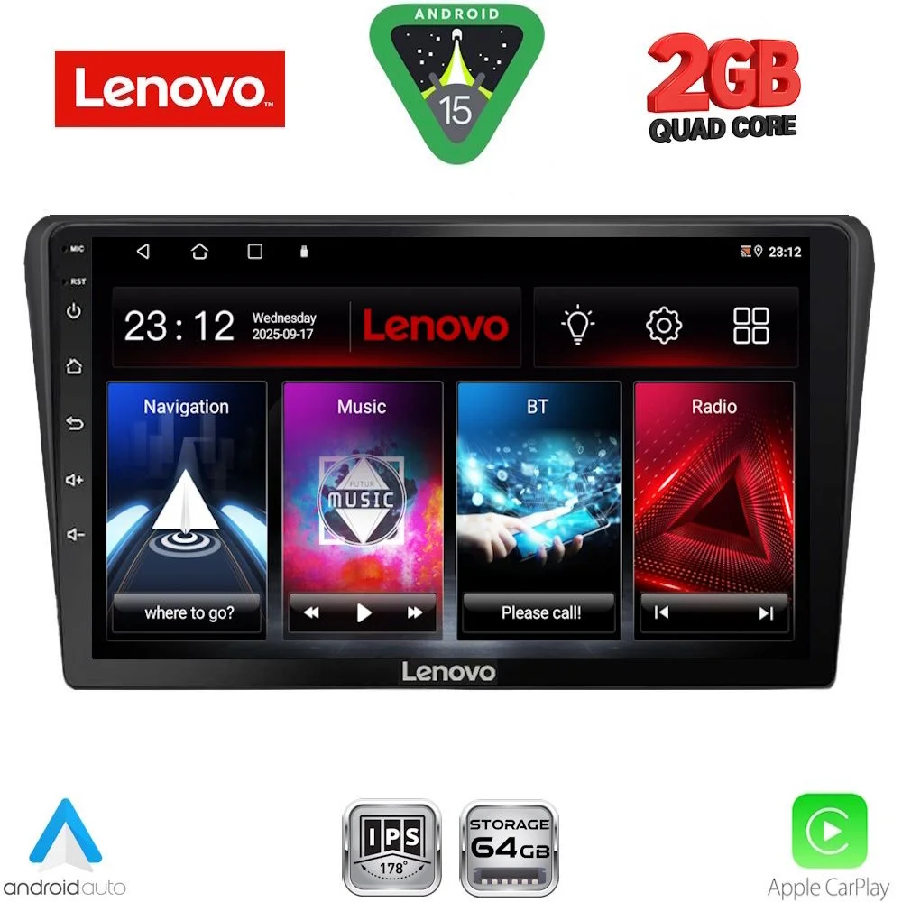 Φωτογραφία προϊόντος: LENOVO LVD 2704BL_CPA (9inc) MULTIMEDIA TABLET for TOYOTA AVENSIS (T25) mod. 2003-2009 (BLACK)