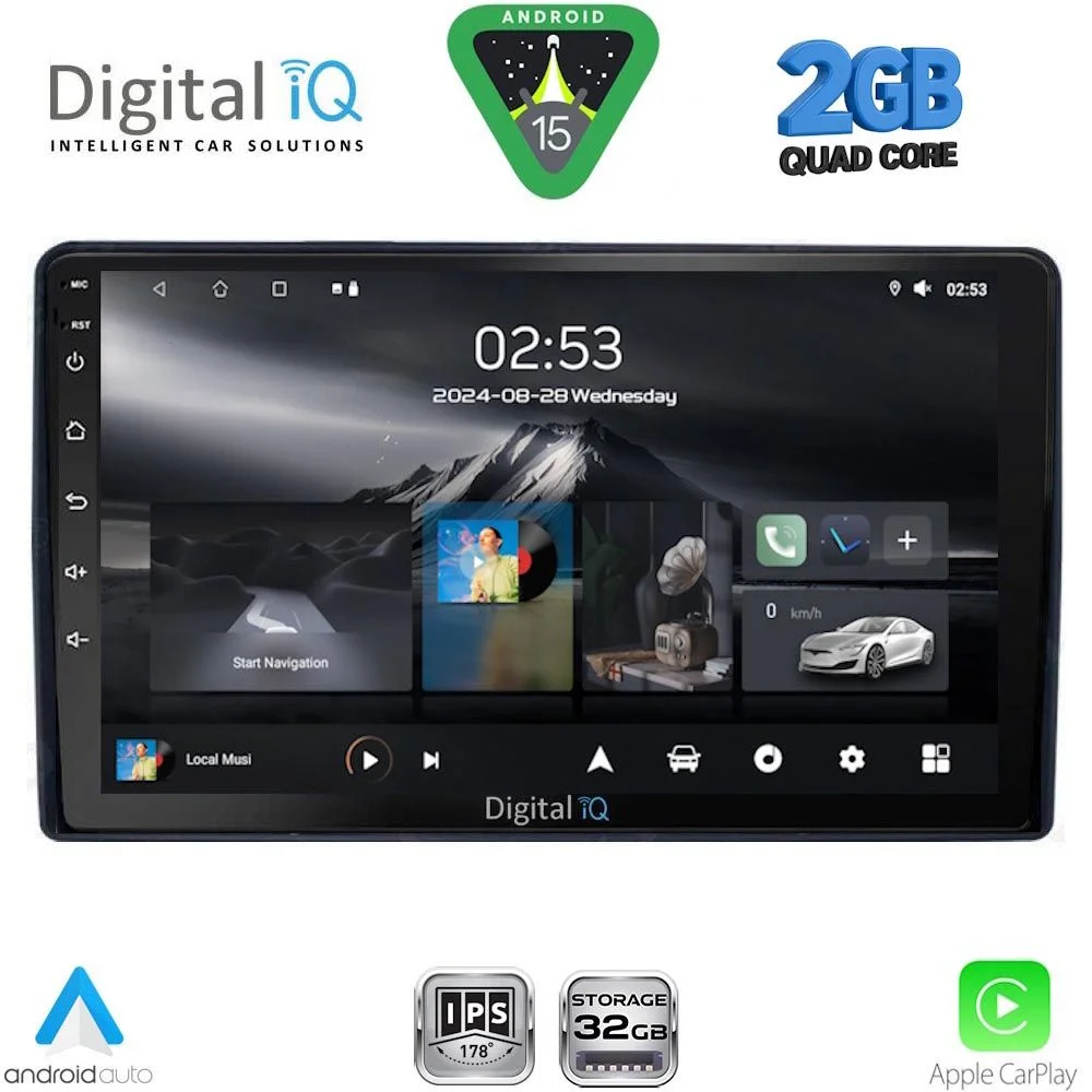 Φωτογραφία προϊόντος: DIGITAL IQ RSD 1081_CPA (9inc) MULTIMEDIA TABLET for CITROEN – PEUGEOT mod. 2008-2018