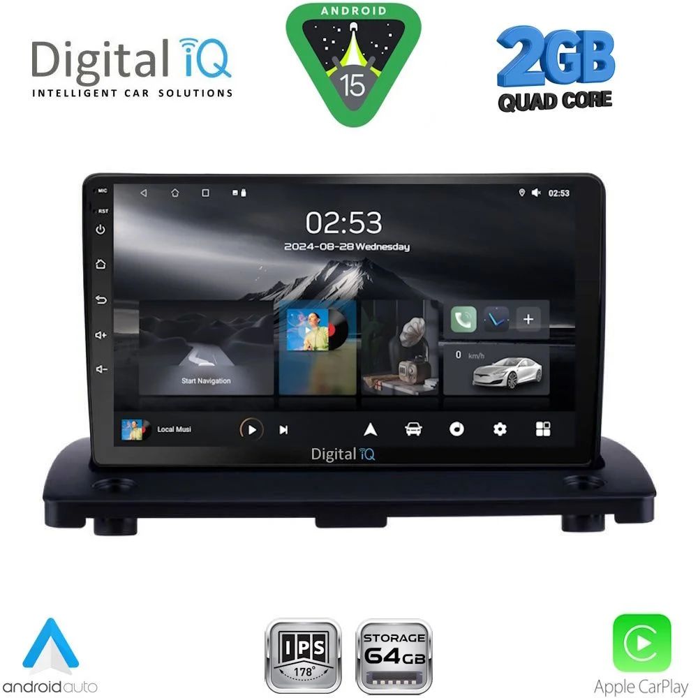 Φωτογραφία προϊόντος: DIGITAL IQ RSD 1789_CPA (9inc) MULTIMEDIA TABLET for VOLVO XC90 mod. 2002-2014