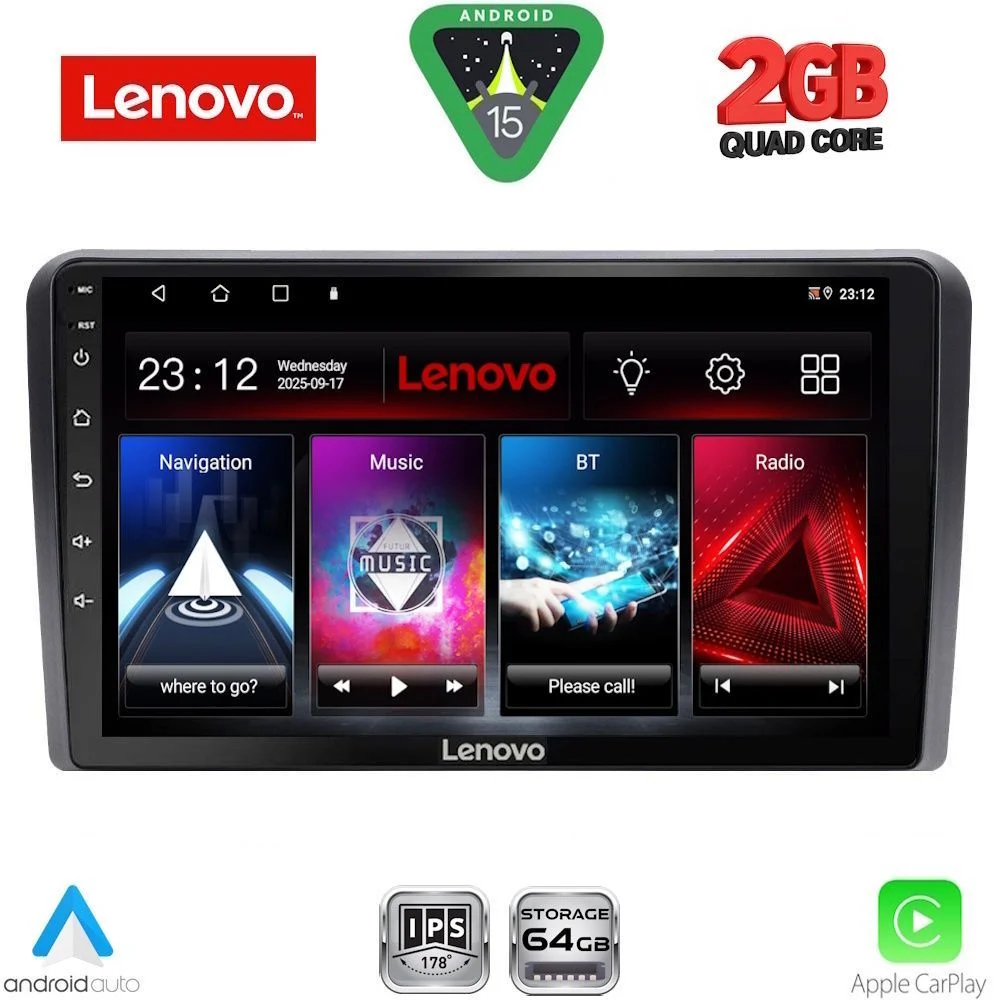 Φωτογραφία προϊόντος: LENOVO LVD 2744_CPA (9inc) MULTIMEDIA TABLET for GOLF 4 mod. 1998-2003