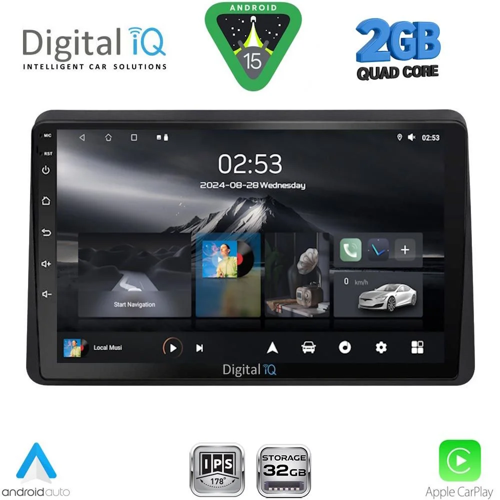 Φωτογραφία προϊόντος: DIGITAL IQ RSD 1553_CPA (10inc) MULTIMEDIA TABLET for NISSAN NV400 - OPEL MOVANO - RENAULT MASTER mod. 2020-2025