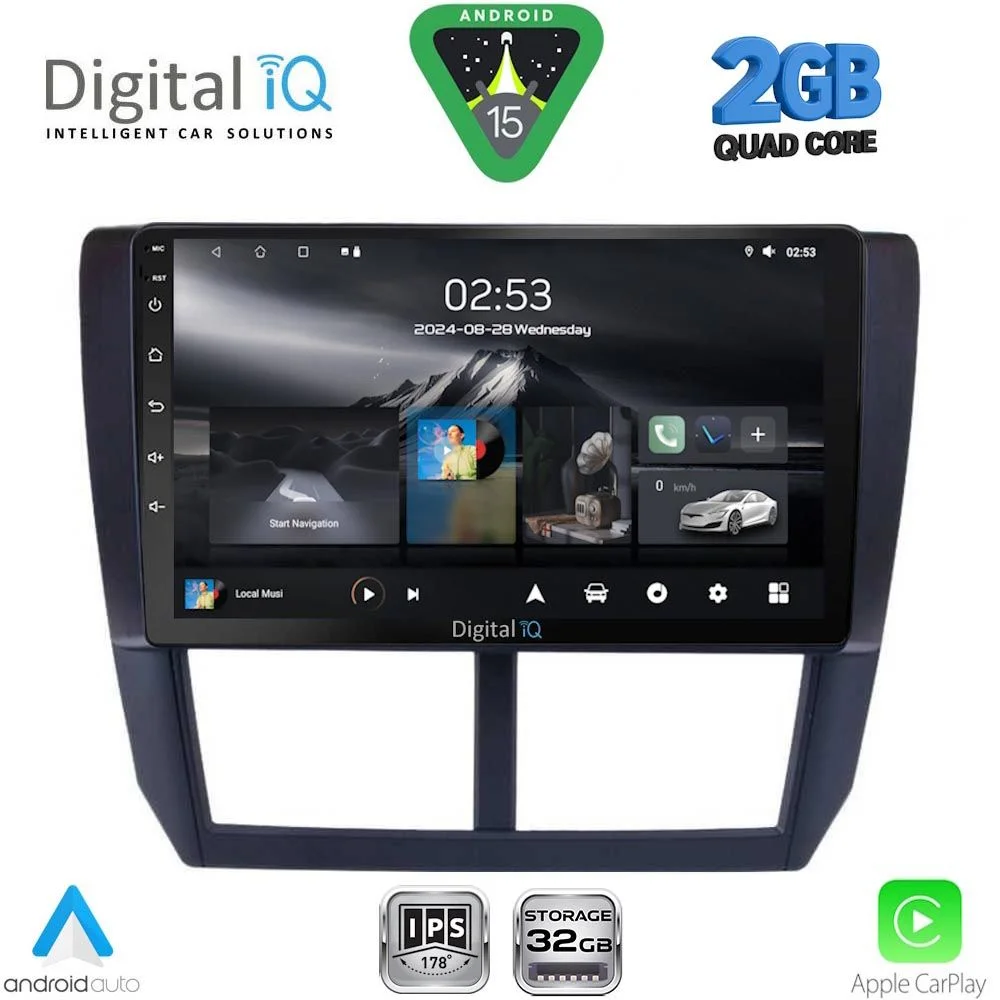 Φωτογραφία προϊόντος: DIGITAL IQ RSD 1662_CPA (9inc) MULTIMEDIA TABLET for SUBARU FORESTER - IMPREZA - XV mod. 2008-2013
