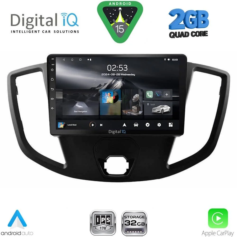 Φωτογραφία προϊόντος: DIGITAL IQ RSD 1179_CPA (9inc) MULTIMEDIA TABLET for FORD TRANSIT mod. 2014-2020