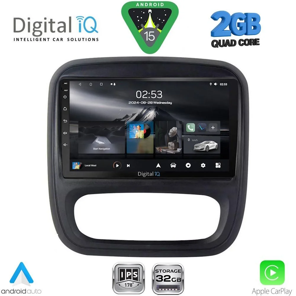 Φωτογραφία προϊόντος: DIGITAL IQ RSD 1499_CPA (9inc) MULTIMEDIA TABLET for OPEL VIVARO – RENAULT TRAFIC – FIAT TALENDO – NISSAN NV 300 mod. 2014-2019