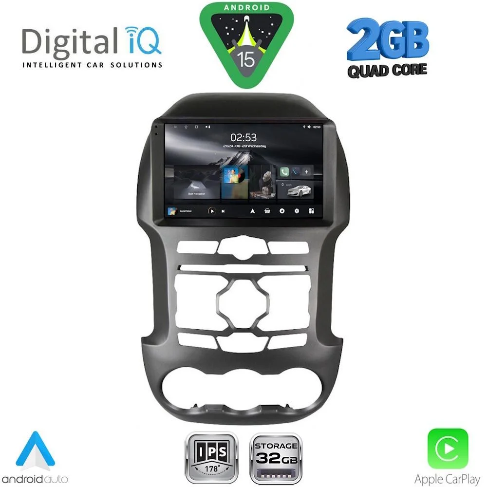 Φωτογραφία προϊόντος: DIGITAL IQ RSD 1171S_CPA (9inc) MULTIMEDIA TABLET for FORD RANGER mod. 2011-2015