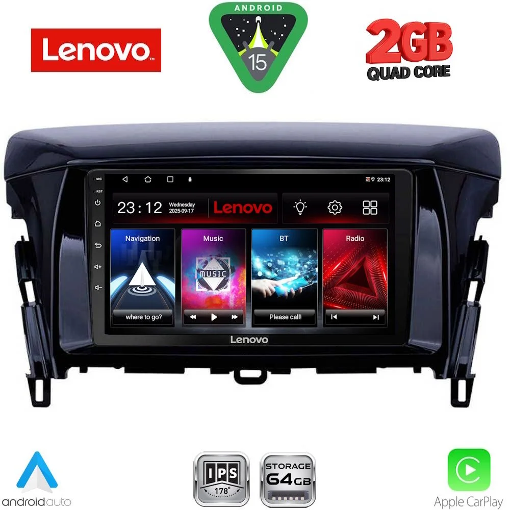 Φωτογραφία προϊόντος: LENOVO LVD 2432_CPA (9inc) MULTIMEDIA TABLET for MITSUBISHI ECLIPSE CROSS mod. 2018-2026