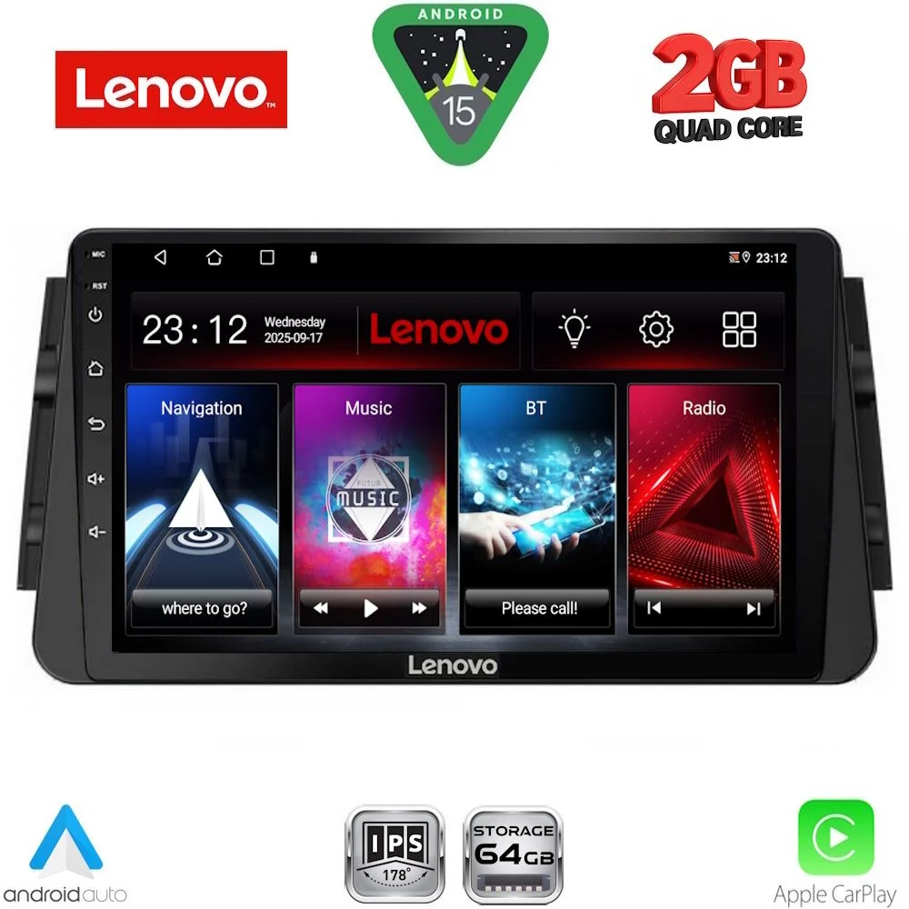 Φωτογραφία προϊόντος: LENOVO LVD 2460_CPA (9inc) MULTIMEDIA TABLET for NISSAN MICRA mod. 2017-2026