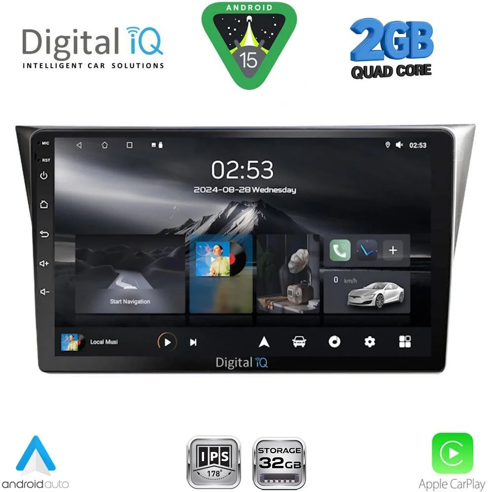 Φωτογραφία προϊόντος: DIGITAL IQ RSD 1659_CPA (9inc) MULTIMEDIA TABLET for SUBARU IMPREZA mod. 2002-2008