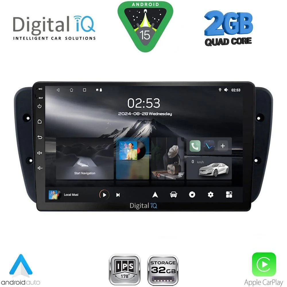 Φωτογραφία προϊόντος: DIGITAL IQ RSD 1571_CPA (9inc) MULTIMEDIA TABLET for SEAT IBIZA mod. 2008-2015