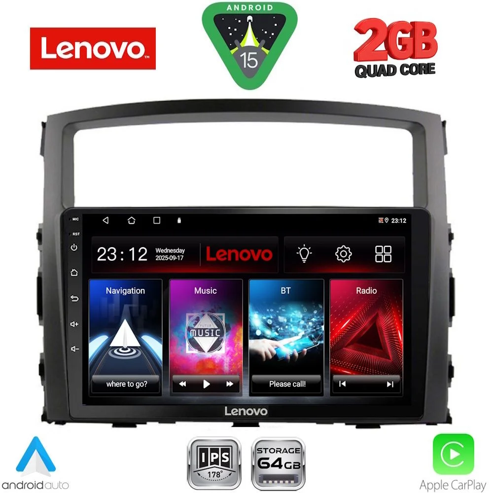 Φωτογραφία προϊόντος: LENOVO LVD 2446_CPA (9inc) MULTIMEDIA TABLET for MITSUBISHI PAJERO mod. 2006-2013