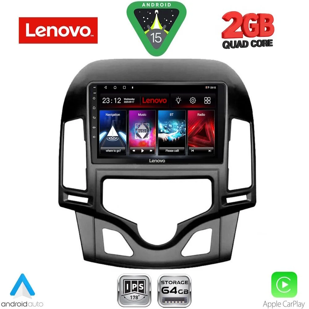 Φωτογραφία προϊόντος: LENOVO LVD 2231_CPA CLIMA (9inc) MULTIMEDIA TABLET for HYUNDAI i30 mod. 2007-2012