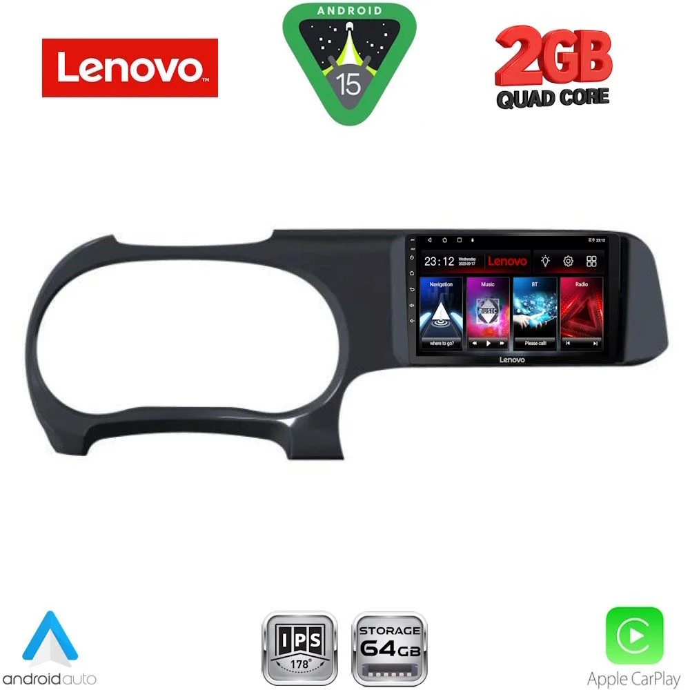 Φωτογραφία προϊόντος: LENOVO LVD 2225_CPA (9inc) MULTIMEDIA TABLET for HYUNDAI i10 mod. 2020-2026