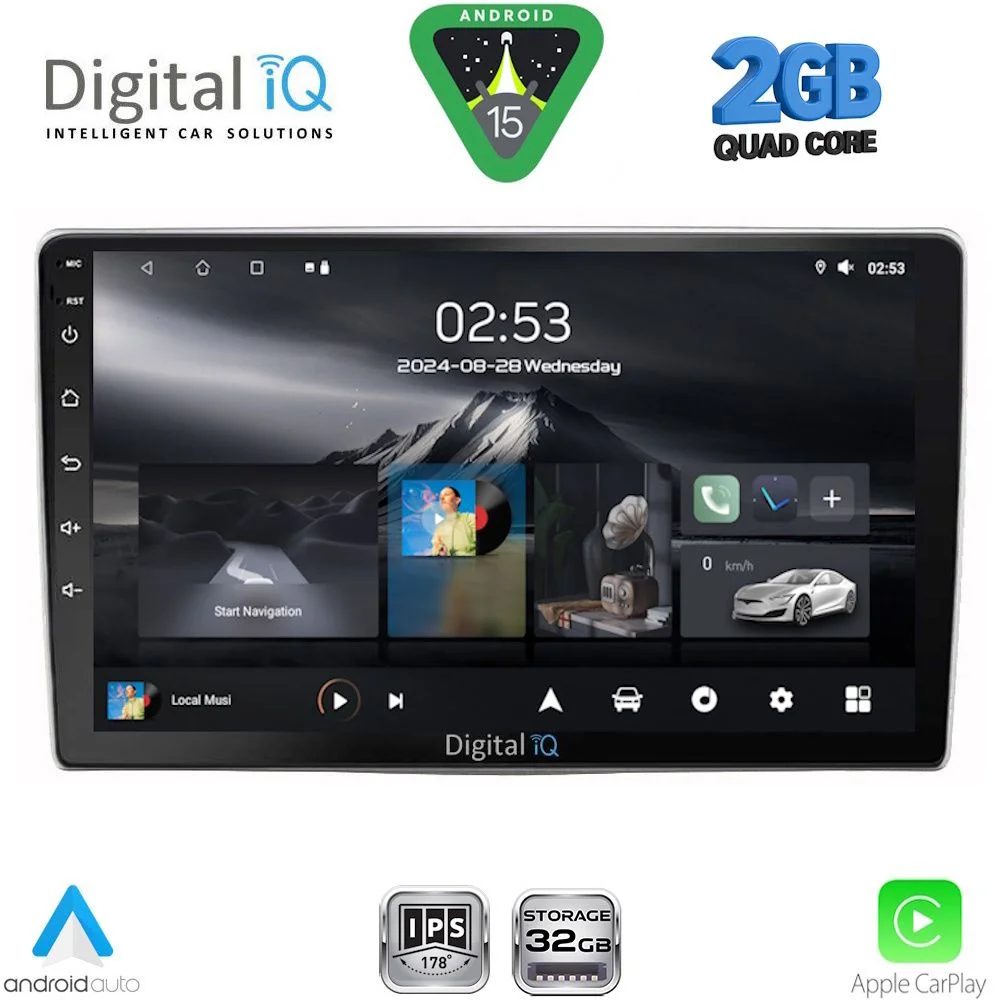Φωτογραφία προϊόντος: DIGITAL IQ RSD 1028_CPA (9inc) MULTIMEDIA TABLET for ALFA ROMEO MITO mod. 2008-2018