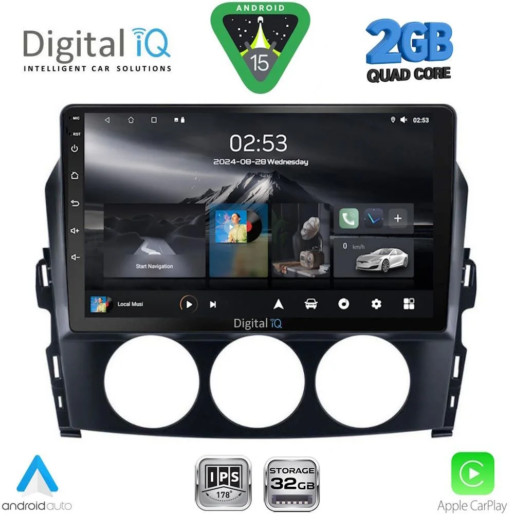 Φωτογραφία προϊόντος: DIGITAL IQ RSD 1392_CPA (9inc) MULTIMEDIA TABLET for MAZDA MX5 mod. 2005-2015