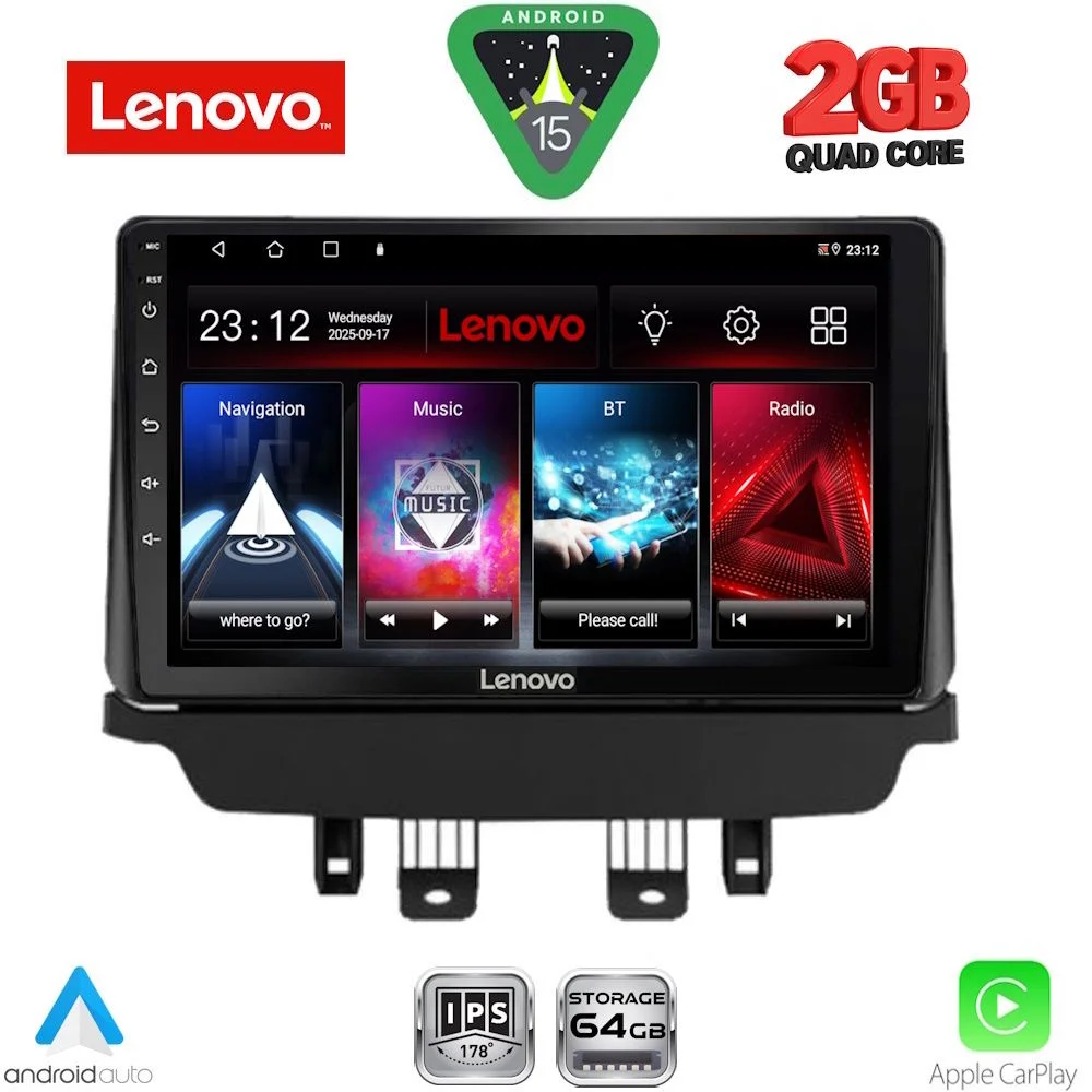 Φωτογραφία προϊόντος: LENOVO LVD 2362_CPA (9inc) MULTIMEDIA TABLET for MAZDA 2 mod. 2014-2023
