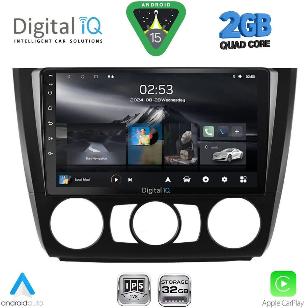 Φωτογραφία προϊόντος: DIGITAL IQ RSD 1040_CPA A/C (9inc) MULTIMEDIA TABLET for BMW S.1 E81-82-87-88 mod. 2004-2013