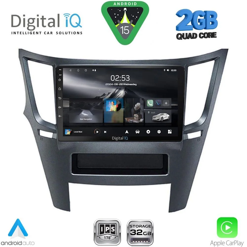 Φωτογραφία προϊόντος: DIGITAL IQ RSD 1667_CPA (9inc) MULTIMEDIA TABLET for SUBARU LEGACY – OUTBACK mod. 2009-2014