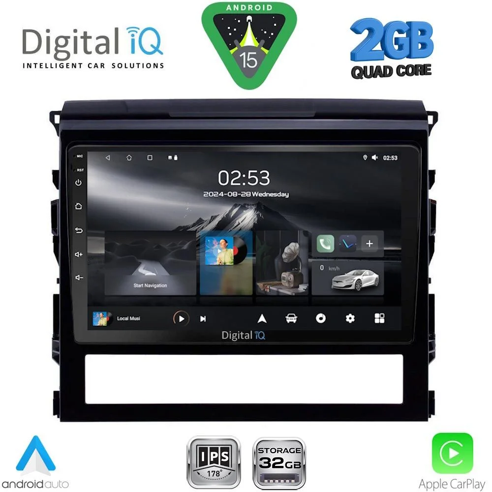 Φωτογραφία προϊόντος: DIGITAL IQ RSD 1725_CPA (9inc) MULTIMEDIA TABLET for TOYOTA LANDCRUISER mod. 2016-2019