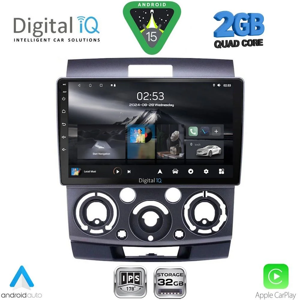 Φωτογραφία προϊόντος: DIGITAL IQ RSD 1170_CPA (9inc) MULTIMEDIA TABLET for FORD RANGER | MAZDA BT50 mod. 2006-2011