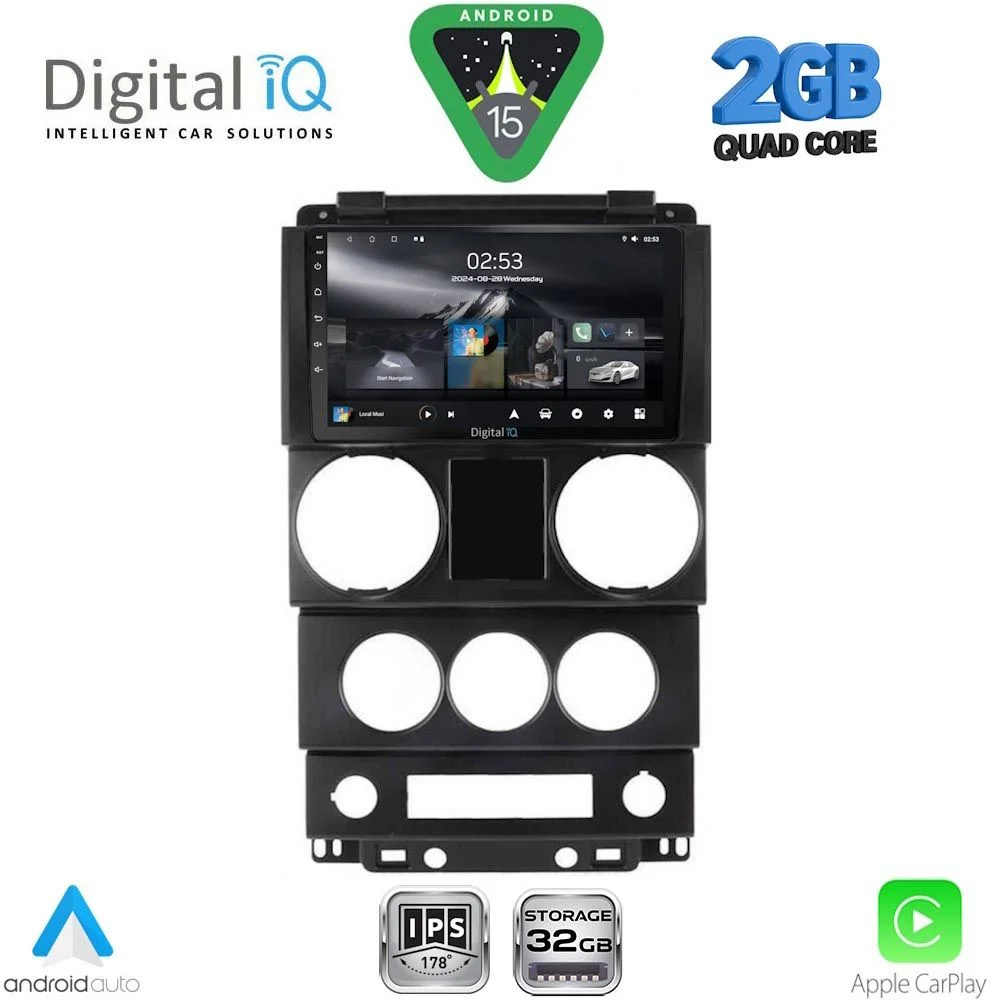 Φωτογραφία προϊόντος: DIGITAL IQ RSD 1292_CPA (9inc) MULTIMEDIA TABLET for JEEP WRANGLER mod. 2006-2011