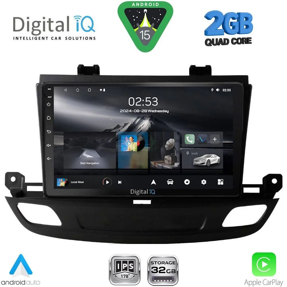 Φωτογραφία προϊόντος: DIGITAL IQ RSD 1493_CPA (9inc) MULTIMEDIA TABLET for OPEL INSIGNIA mod. 2018-2024