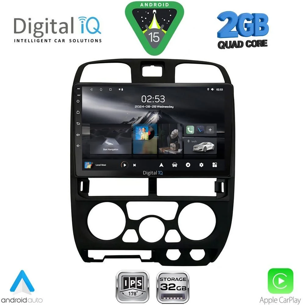 Φωτογραφία προϊόντος: DIGITAL IQ RSD 1253BL_CPA (9inc) MULTIMEDIA TABLET for ISUZU D-MAX mod. 2002-2008 (BLACK)