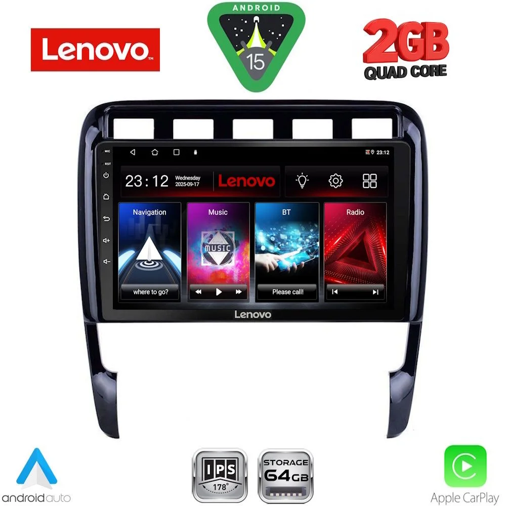 Φωτογραφία προϊόντος: LENOVO LVD 2535_CPA (9inc) MULTIMEDIA TABLET for PORSCHE CAYENNE mod. 2002-2011