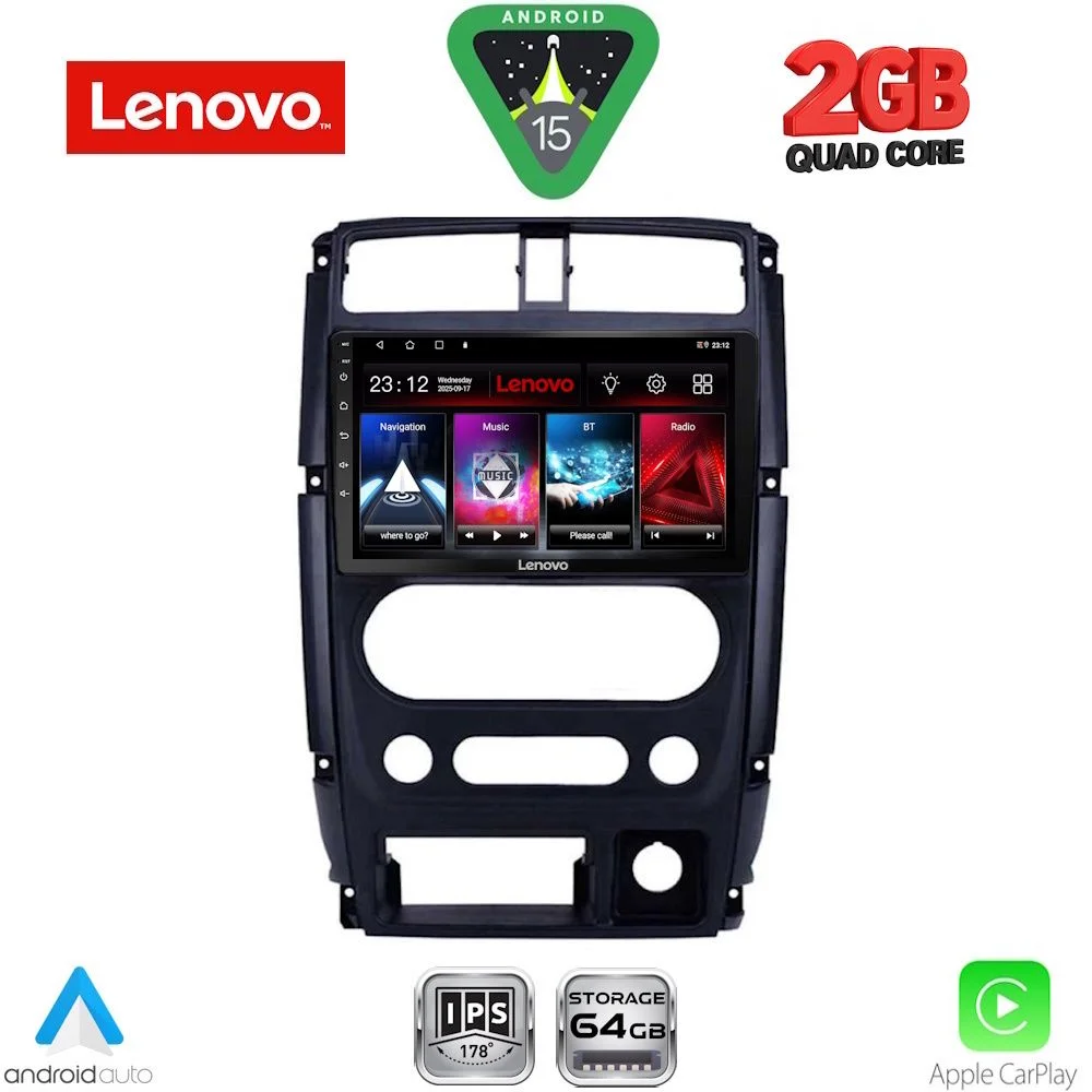 Φωτογραφία προϊόντος: LENOVO LVD 2678_CPA (9inc) MULTIMEDIA TABLET for SUZUKI JIMNY mod. 2007-2017