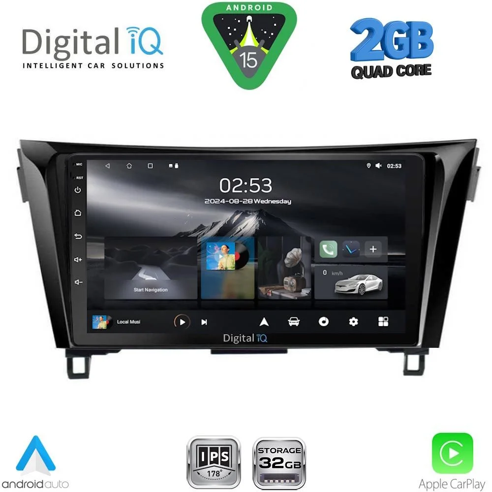 Φωτογραφία προϊόντος: DIGITAL IQ RSD 1468_CPA (10inc) MULTIMEDIA TABLET for NISSAN QASHQAI - XTRAIL mod. 2014-2021
