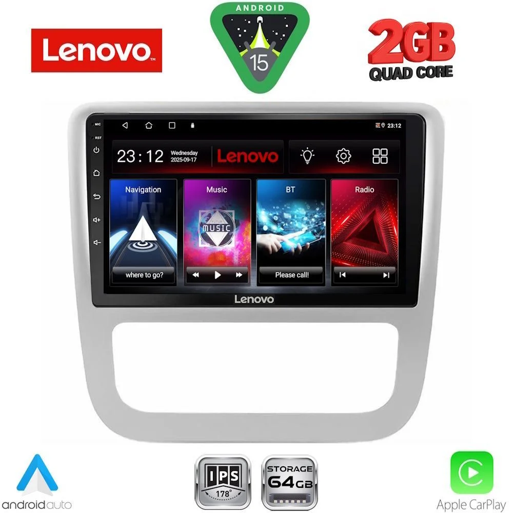 Φωτογραφία προϊόντος: LENOVO LVD 2751_CPA CLIMA (9inc) MULTIMEDIA TABLET for VW EOS mod. 2006-2016 - SCIROCCO mod. 2011-2014