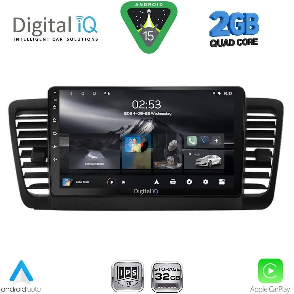 Φωτογραφία προϊόντος: DIGITAL IQ RSD 1665_CPA (9inc) MULTIMEDIA TABLET for SUBARU LEGACY - OUTBACK mod. 2002-2008